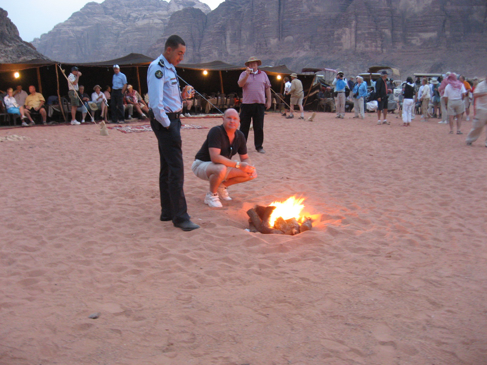 Wadi Rum Bedouin camp night